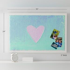 Pottery barn Kids Flip Sequin Pinboard (24" x 36")